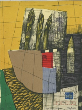 Asparagus Second Class
Lithograph and Chine Collé 
290mm x 220mm
1999